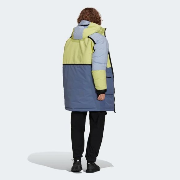 NWT Men’s Adidas XPLORIC Down Insulated Parka Size XL Multicolor - Picture 3 of 15